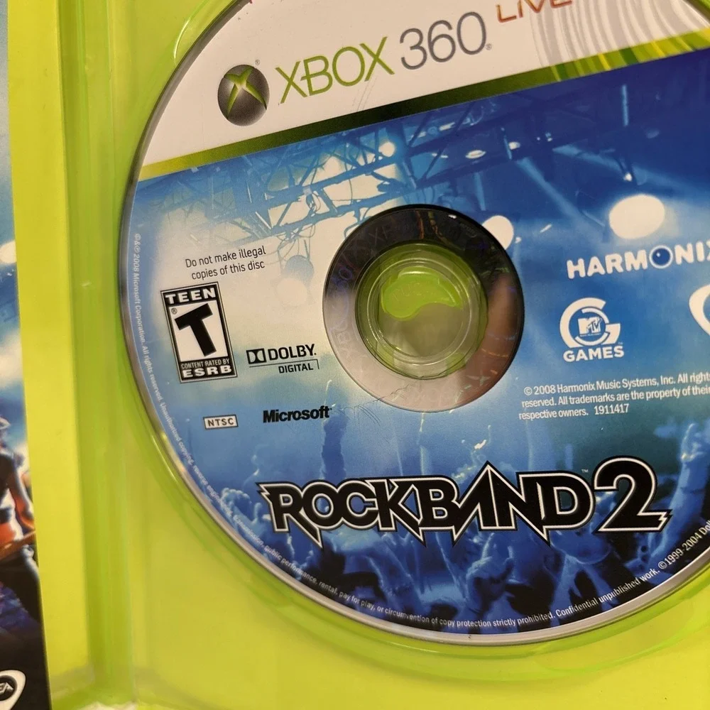 Rock Band 2 Xbox 360 Music Rhythm Game CIB Tested